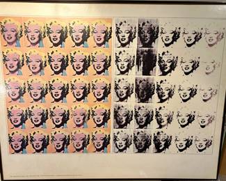 Marilyn Monroe 1962 After Andy Warhol. Published by Shorewood Reproductions Inc.