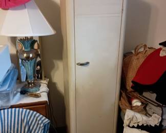 Vintage metal storage cabinet 