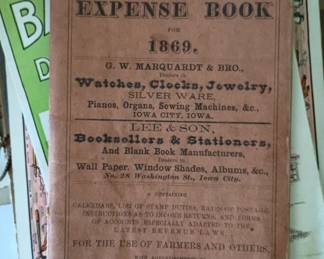 1869 Expense Book