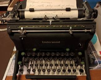 Underwood typewriter 