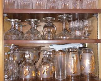 Autumn Leaf stemware 