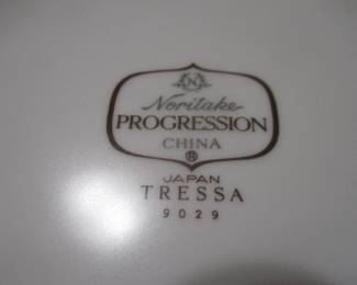 Noritake dish set, progression, Tressa pattern