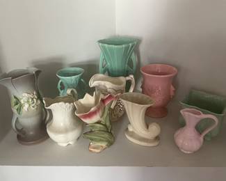 Hull pottery and McCoy pottery 