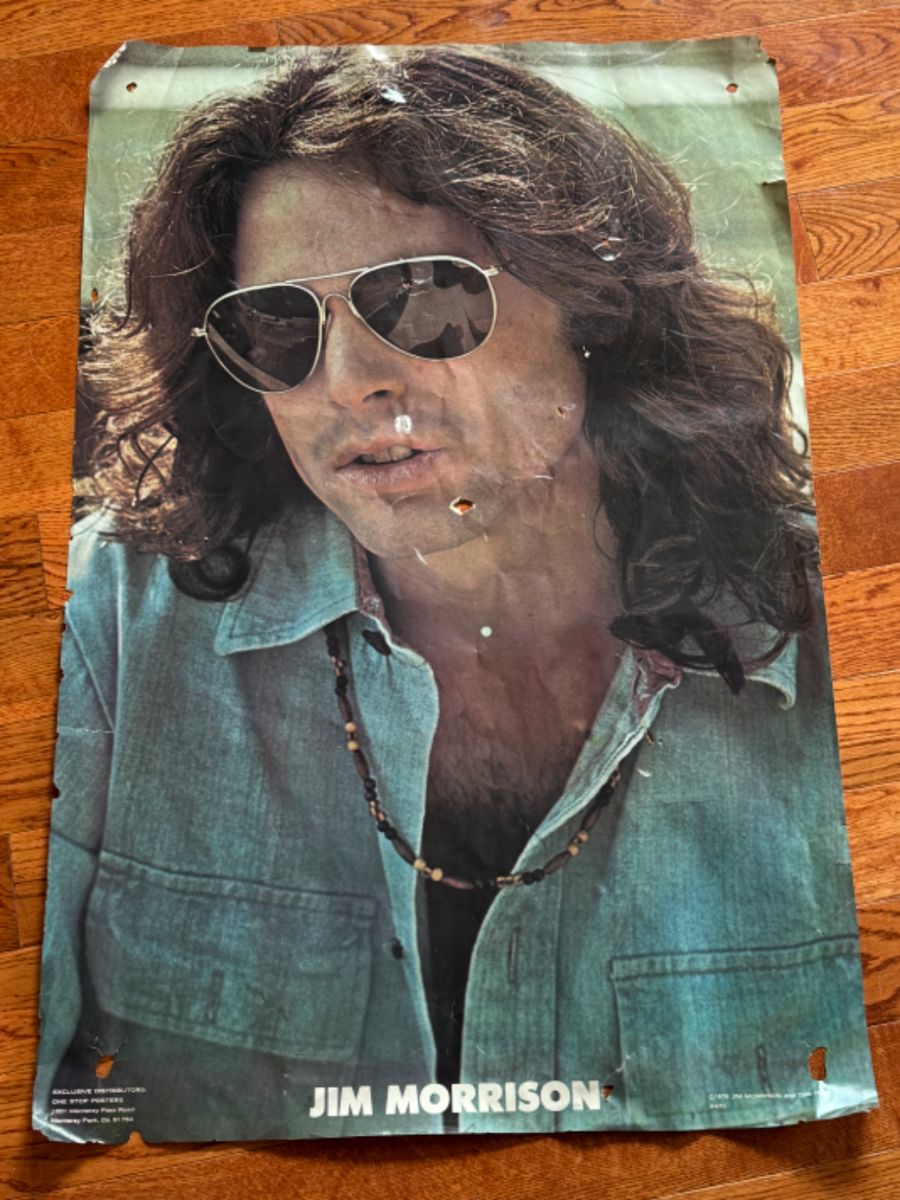Vintage Jim Morrison poster