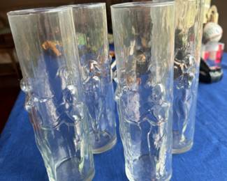 Mid century barware libby le femme glasses