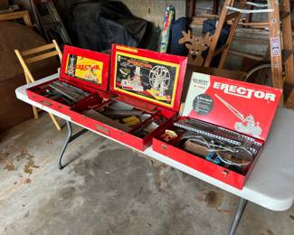 Vintage Erector set collection 