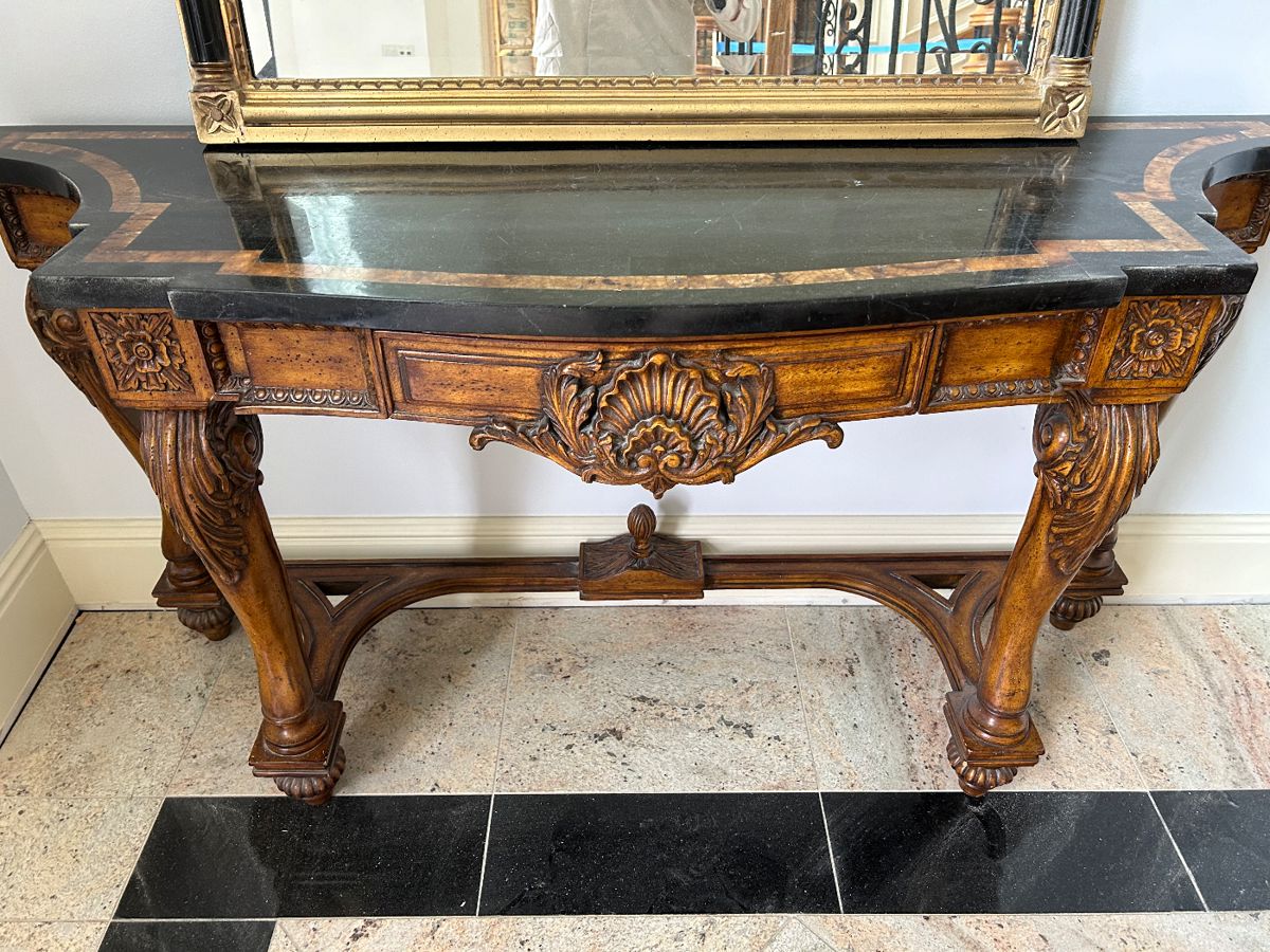 Console table with one drawer. 5’ wide