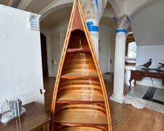 Canoe bookcase