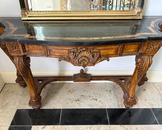 Console table with one drawer. 5’ wide