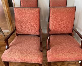 2 armchairs, 2 side chairs