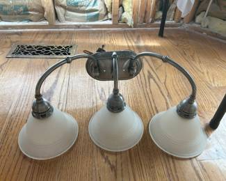 3 light vanity fixture 24” W