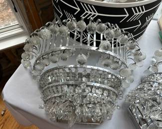 Pair of sconces 16” W x 9-1/3”H