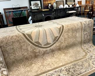 Custom wool rug - approx. 9.5' x 12'