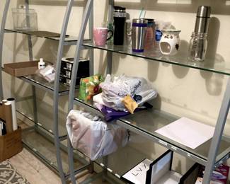 . . . two more display shelves