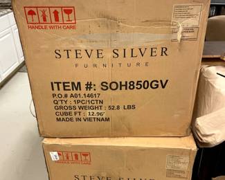 . . . More new-in-the-box Steve Silver accent chairs