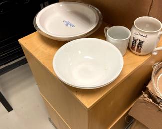 . . . and Corning Ware