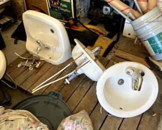 . . . . brand new sink fixtures