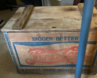 Wooden Pepsi box