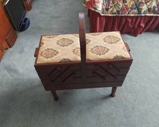 vintage sewing box