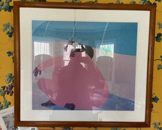 Signed painting by Hawaiian artist Pegge Hooper