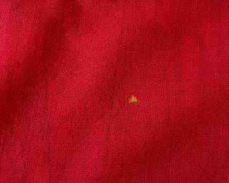 Large 45 star American flag, 8’ x 12’, all sewn including sewn stars, linen, some small holes, dates 1896-1908