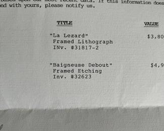 "Baigneuse Debout a mi-jambes" by Pierre August Renoir, c 1910, etching, 6 5/8" x 4 7/16" image size, as published by Theodore Duret, Paris, provenance: from the University of California-Los Angeles Museum Collection