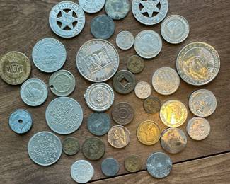 Old coins and tokens
