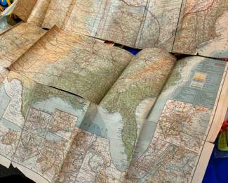 Vintage United Sates of American Map