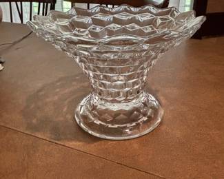 Beautiful American Fostoria Collection ( This piece can be used as a vase/bowl or the base of a punch bowl