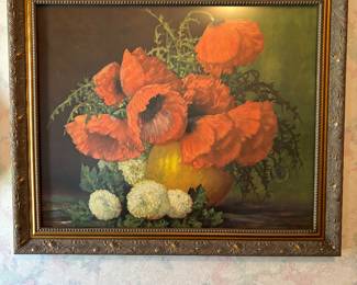 Vintage "Poppies" by  Adkinson