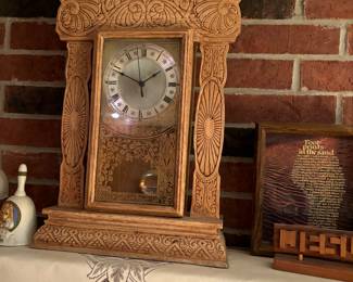 Oak Mantel clock - kit