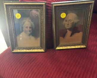 George and Martha Washington Prints