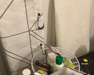 Shower Curtins and beauty and bath essentails. men and women