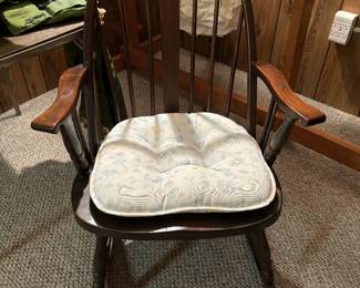 Walnut Windsor Rocking Chair