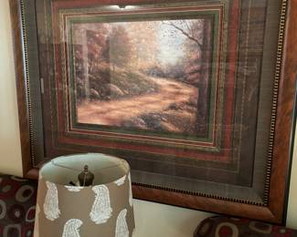 Wa wayana State Park , New Jersey - artist Betsy Brown 42"X42"  BEautifully framed