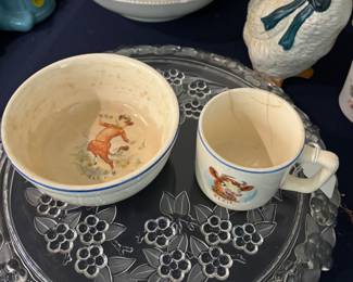 "Elsie" Childs cup and bowl