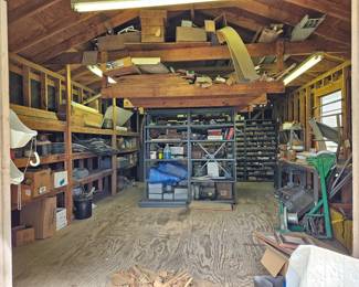 Mini warehouse full of electrical materials 