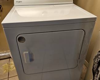 New Whirlpool dryer used less than a month. 