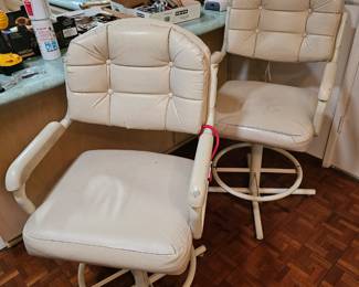 Vintage bar stool chairs.