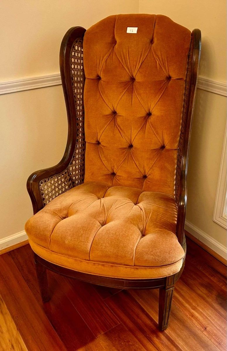 Orange Arm Chair
