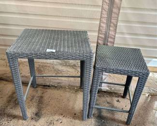 2pc Patio Side Tables