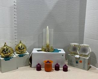 PartyLite Candle holders and candles