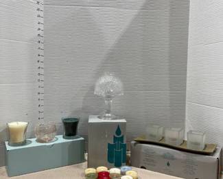 PartyLite Candle holders and candles