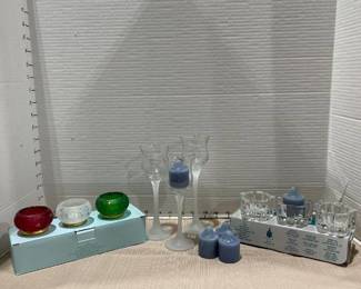 PartyLite Candle holders and candles