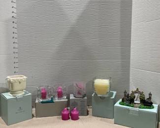 PartyLite Candle holders and candles