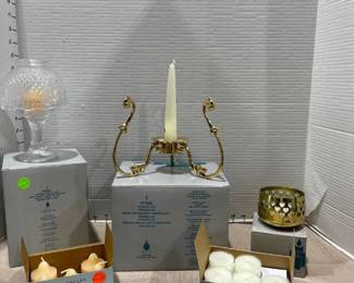 PartyLite Candle holders and candles