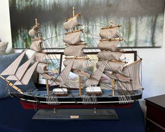 Cutty Sark sailing ship model