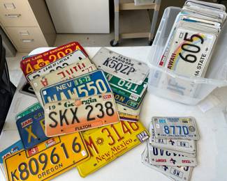 Multi- state and years License Plates