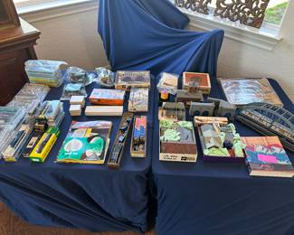 Large Assortment of trains and collector items