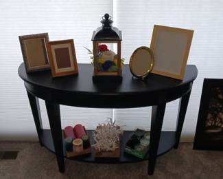 Black Wooden Sofa Table